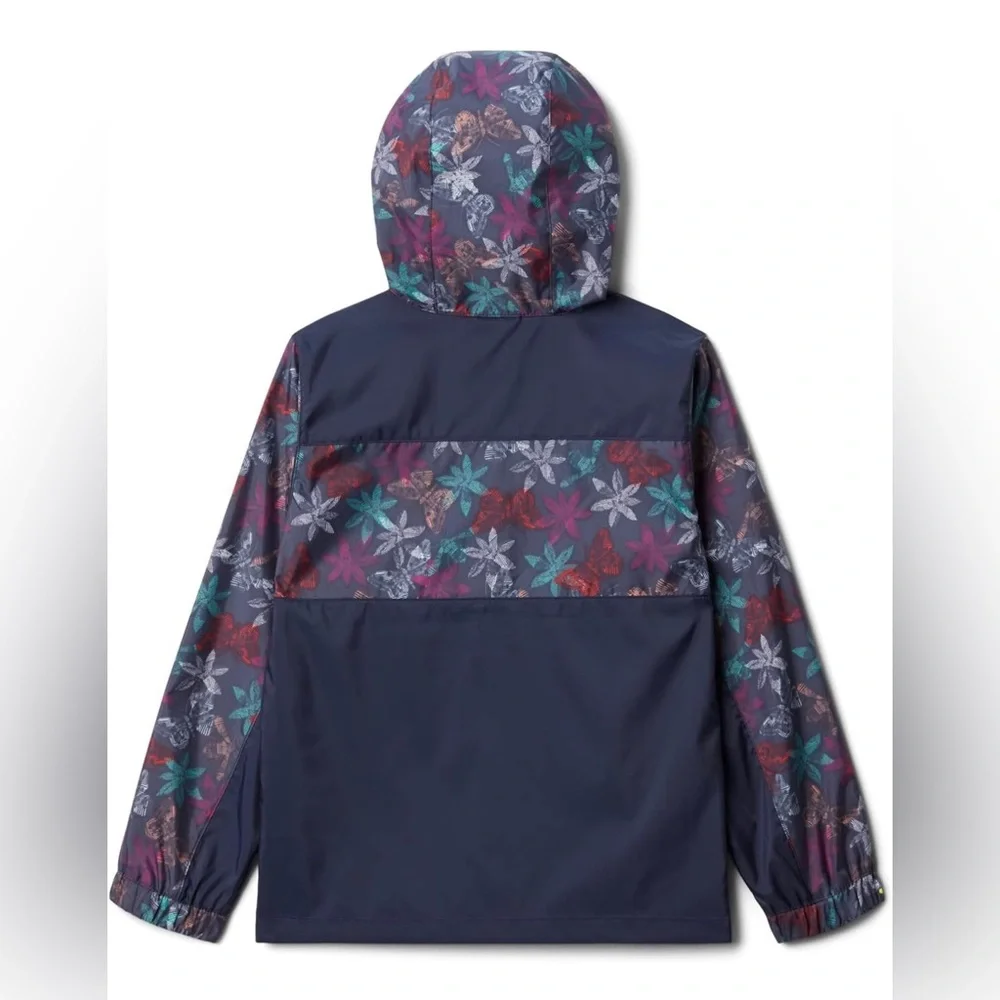 NWT Columbia Kids' Glennaker Springs Jacket Nocturnal Flutter By/Nocturnal SZ XL - Picture 3 of 8